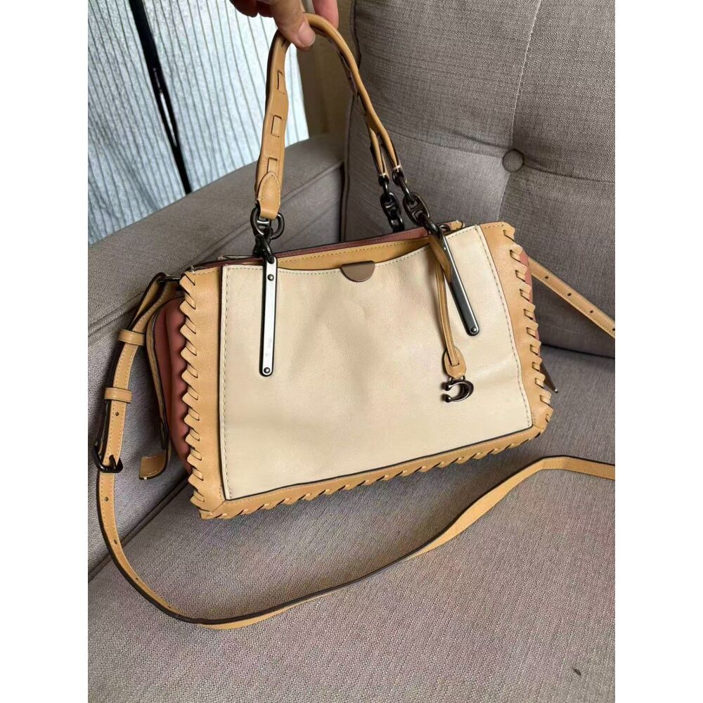 COACH 69612 Dreamer 27 Colorblock Whipstitch Ltd Edition Satchel Crossbody Bag